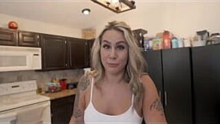 My Hot Blonde Aunt Teaches Me Sex Ed porn video