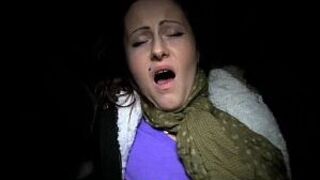 Love Creampie Her pussy drips with cum after sex in car porn video