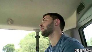 For the first time these sexy straight hunks have anal porn video