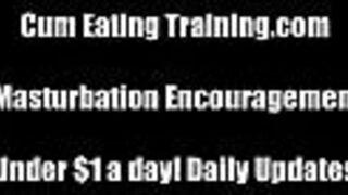 You are now my cum eating sex slave CEI porn video